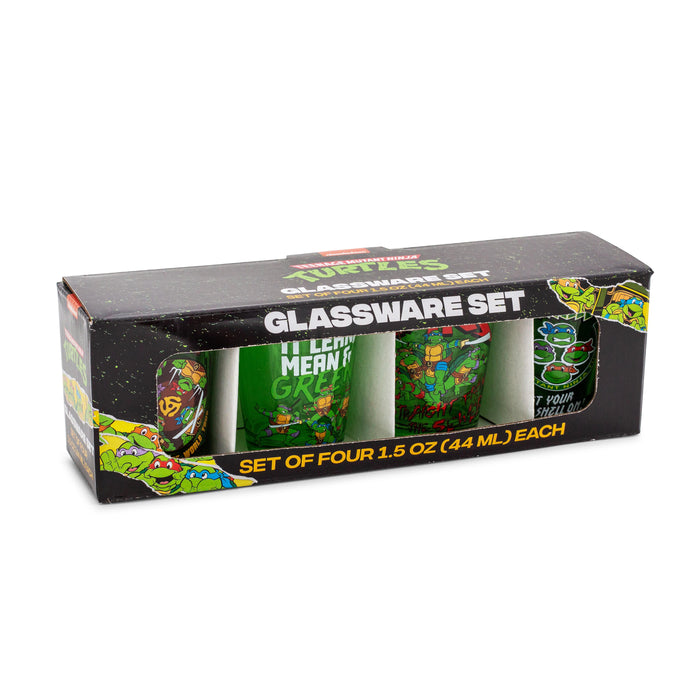 Teenage Mutant Ninja Turtles 2-Ounce Mini Shot Glasses | Set of 4