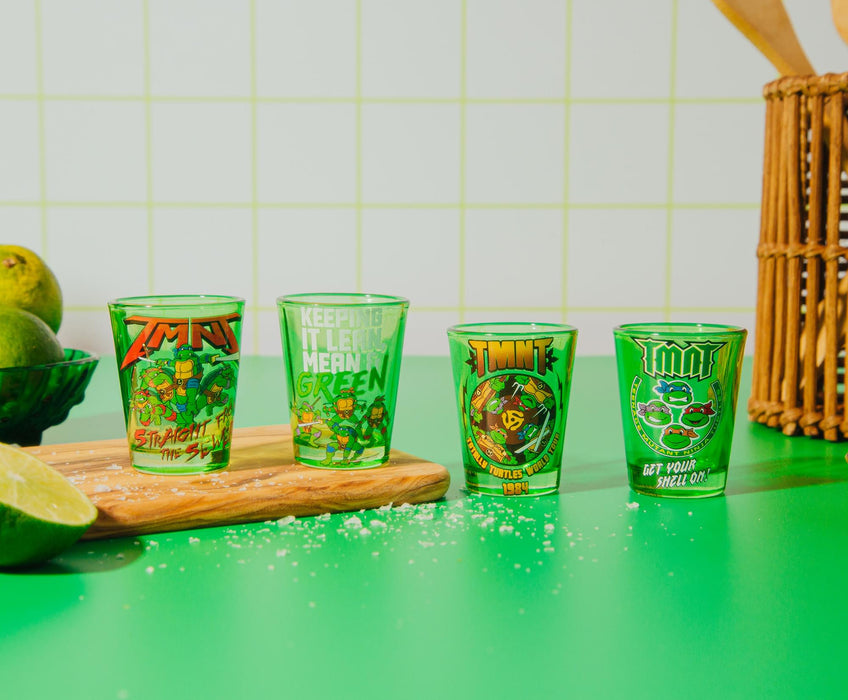 Teenage Mutant Ninja Turtles 2-Ounce Mini Shot Glasses | Set of 4