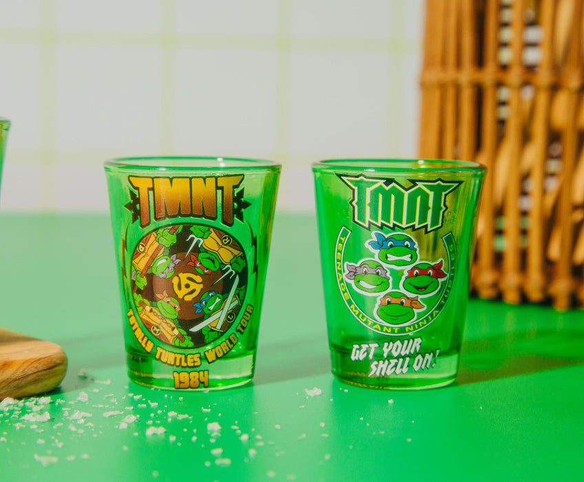 Teenage Mutant Ninja Turtles 2-Ounce Mini Shot Glasses | Set of 4