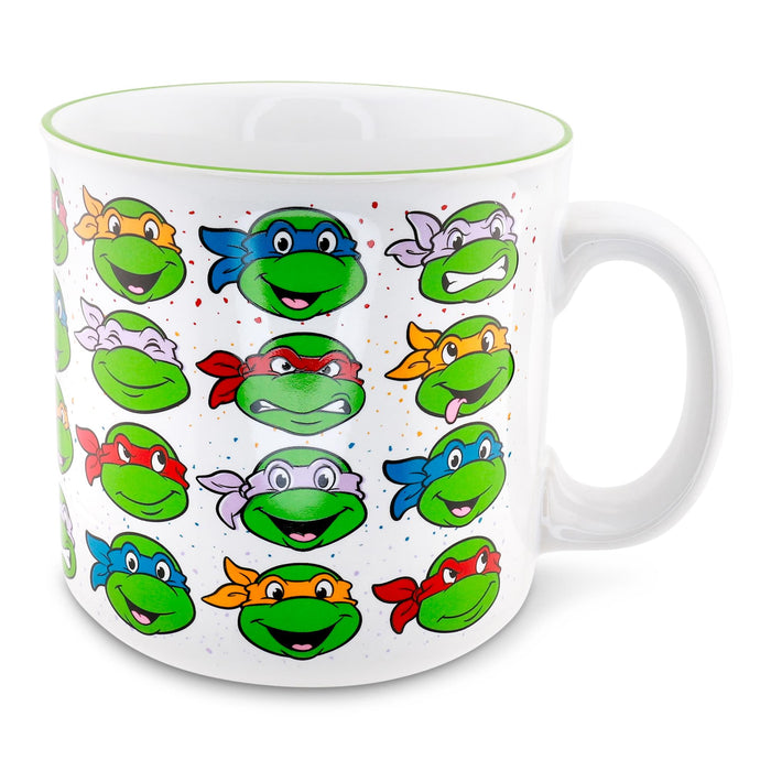 Teenage Mutant Ninja Turtles Portraits Ceramic Camper Mug | Holds 20 Ounces