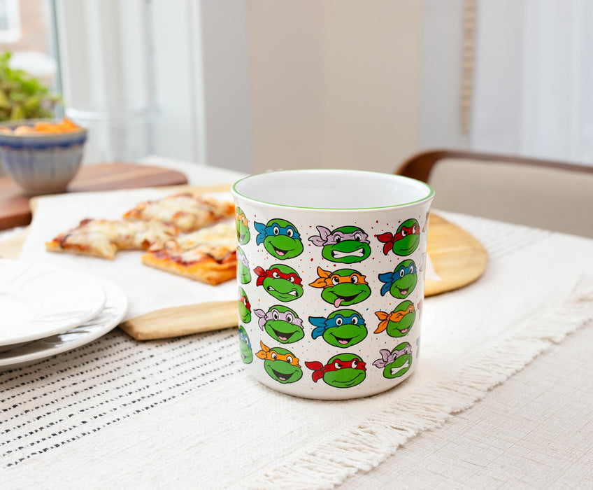 Teenage Mutant Ninja Turtles Portraits Ceramic Camper Mug | Holds 20 Ounces