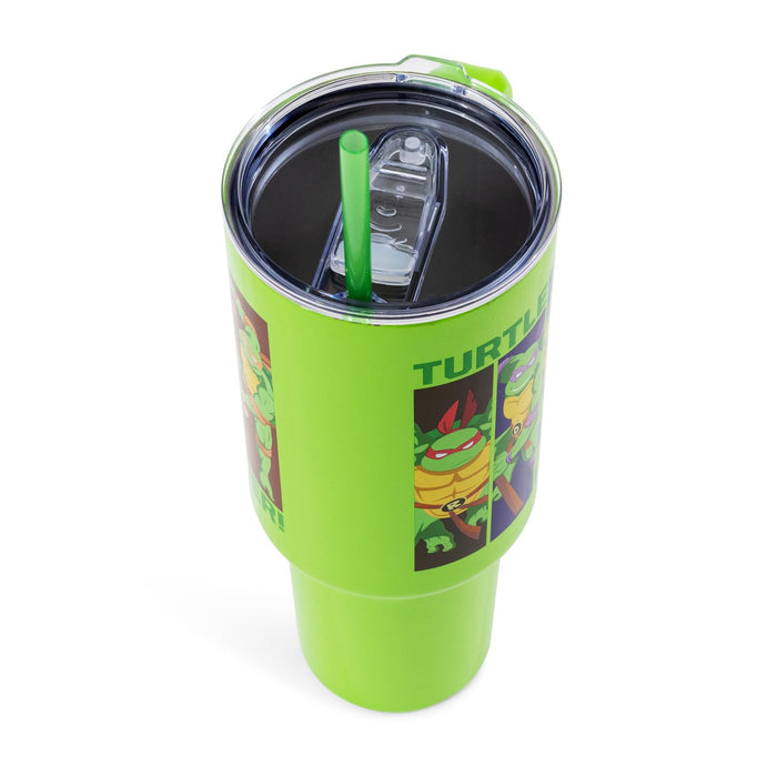 Teenage Mutant Ninja Turtles - "Turtle Power" Stainless Steel Tumbler with Handle