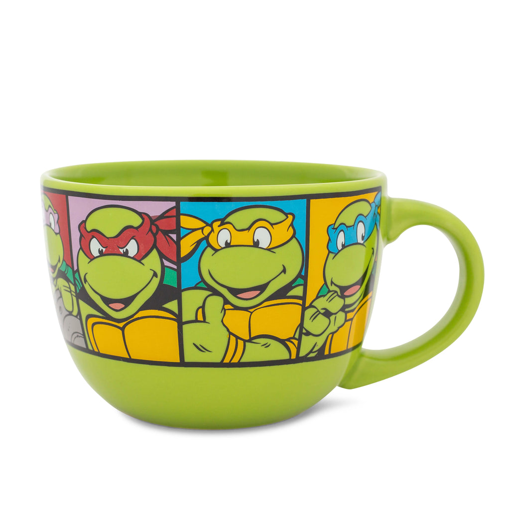 Teenage Mutant Ninja Turtles Characters Ceramic Soup Mug | Holds