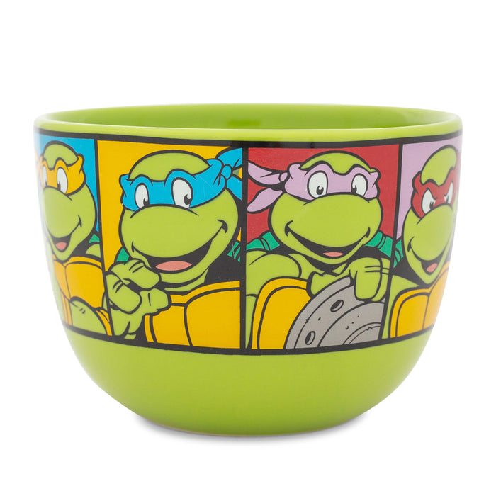 Teenage Mutant Ninja Turtles Characters Ceramic Soup Mug | Holds 24 Ounces