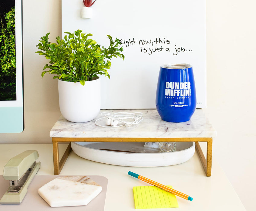 The Office - Dunder Mifflin Stainless Steel Tumbler with Lid | Holds 10 Ounces
