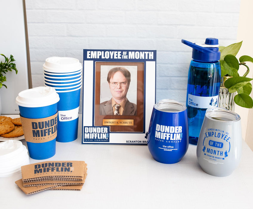 The Office - Dunder Mifflin Stainless Steel Tumbler with Lid | Holds 10 Ounces