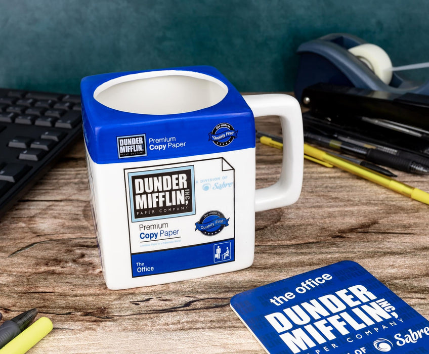 The Office - Dunder Mifflin Sculpted Ceramic Mug | Holds 20 Ounces