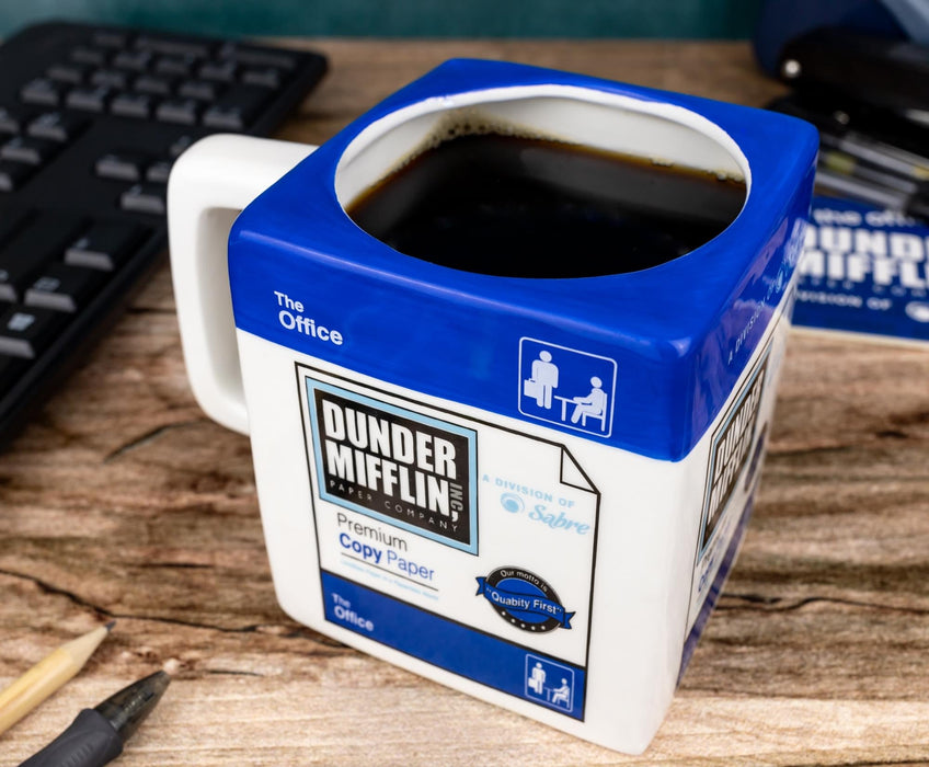 The Office - Dunder Mifflin Sculpted Ceramic Mug | Holds 20 Ounces