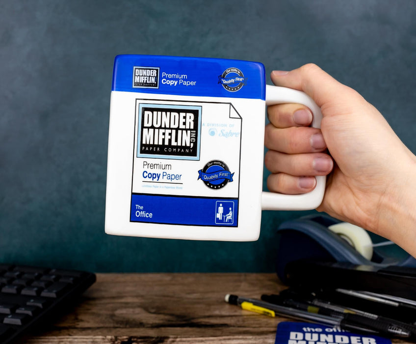 The Office - Dunder Mifflin Sculpted Ceramic Mug | Holds 20 Ounces