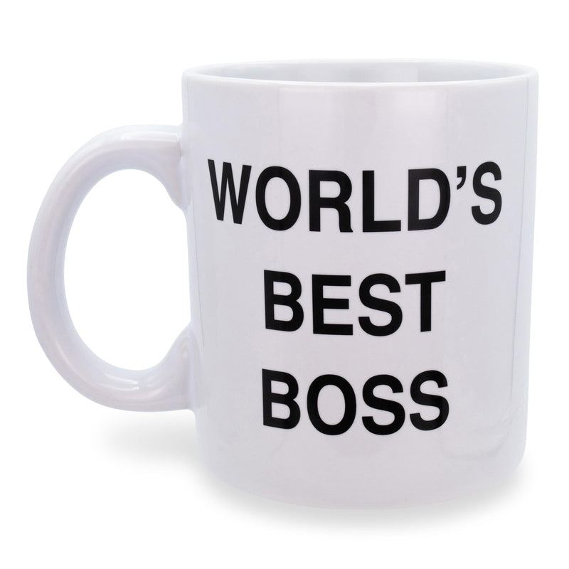 The Office - Dunder Mifflin "World's Best Boss" Ceramic Mug | Holds 20 Ounces product image 1 of 8