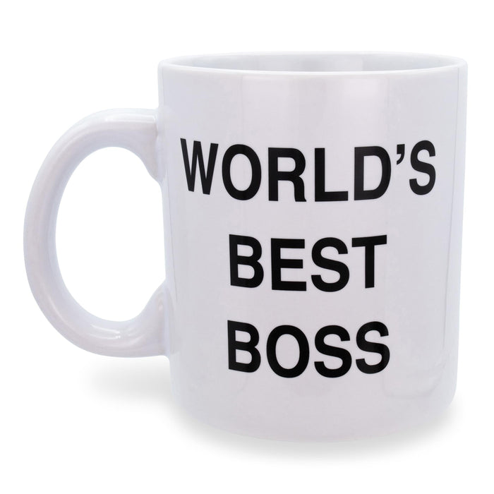The Office - Dunder Mifflin "World's Best Boss" Ceramic Mug | Holds 20 Ounces