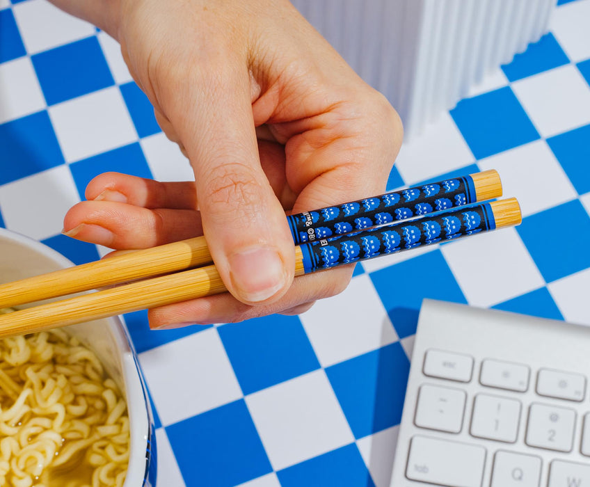 PAC-MAN Classic Maze 20-Ounce Ceramic Ramen Bowl and Chopstick Set