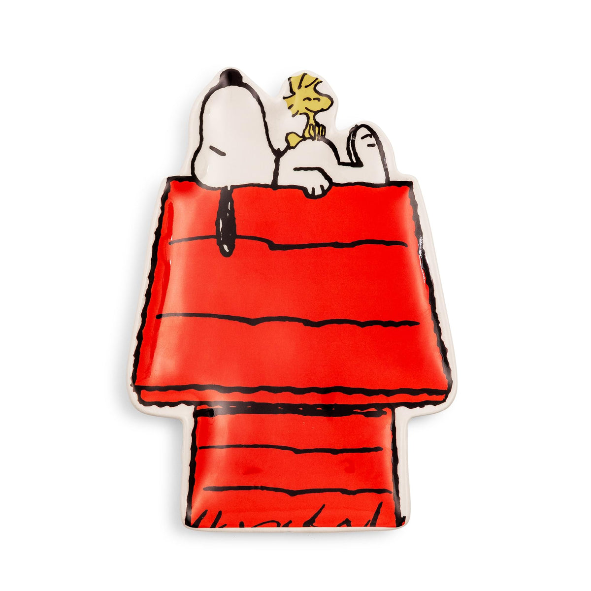 Peanuts Snoopy And Woodstock Sculpted Ceramic Trinket Tray — MeTV Mall