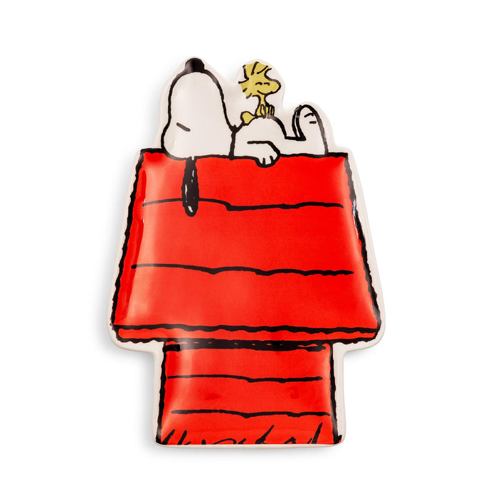 Peanuts Snoopy And Woodstock Sculpted Ceramic Trinket Tray