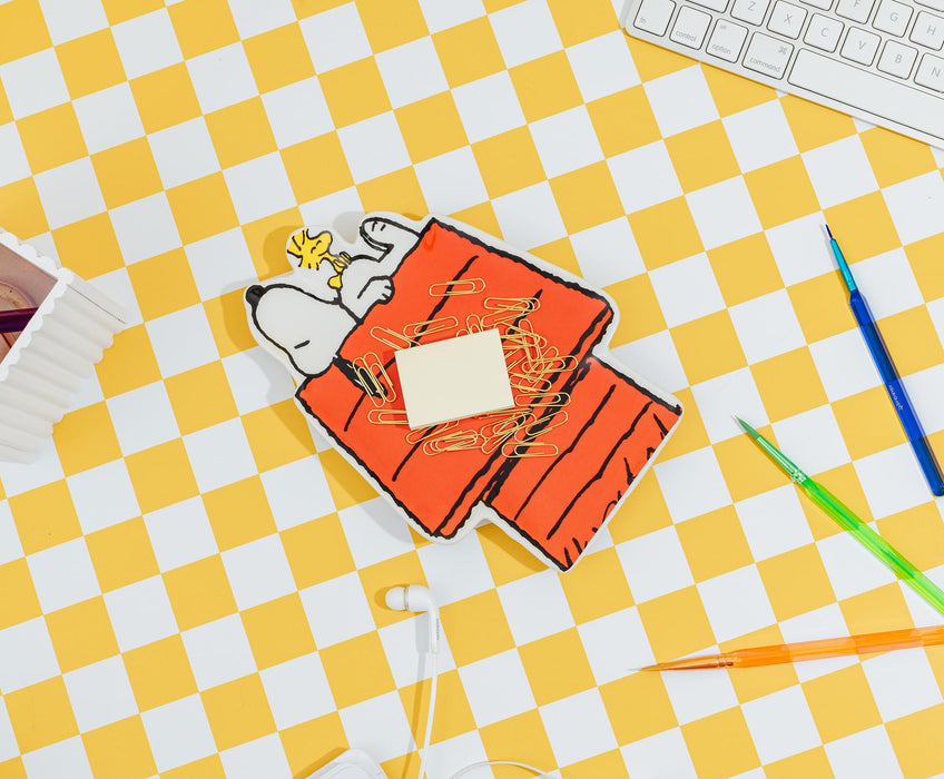 Peanuts Snoopy And Woodstock Sculpted Ceramic Trinket Tray