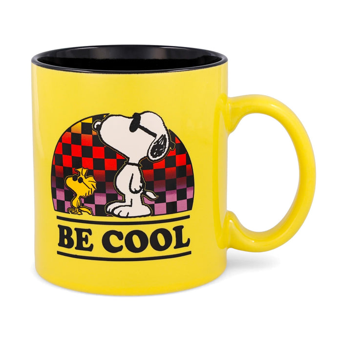 Peanuts - Woodstock and Snoopy "Be Cool" Ceramic Mug | Holds 20 Ounces