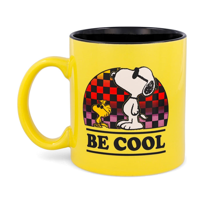Peanuts - Woodstock and Snoopy "Be Cool" Ceramic Mug | Holds 20 Ounces