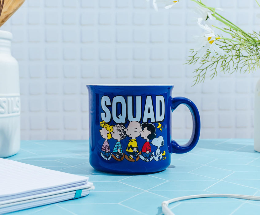 Peanuts - Characters "Squad" Ceramic Camper Mug | Holds 20 Ounces