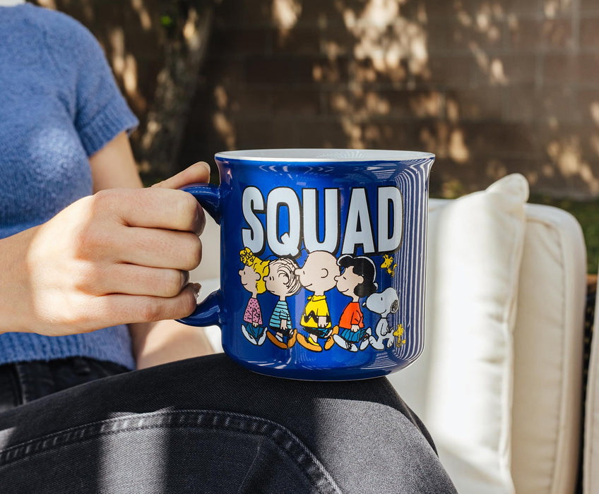 Peanuts - Characters "Squad" Ceramic Camper Mug | Holds 20 Ounces