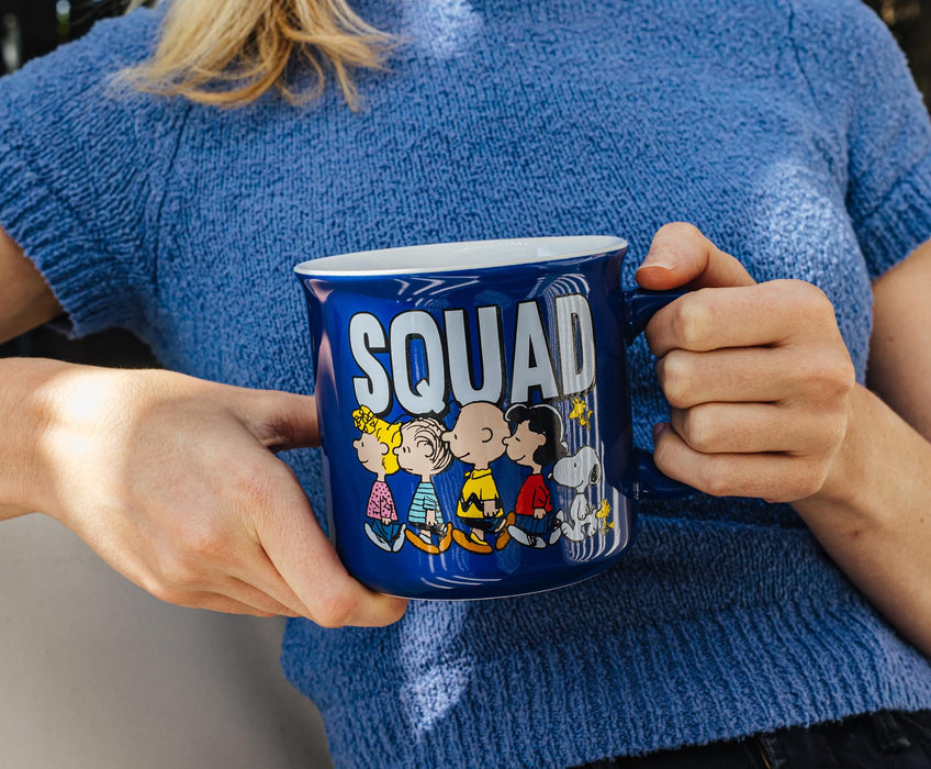 Peanuts - Characters "Squad" Ceramic Camper Mug | Holds 20 Ounces
