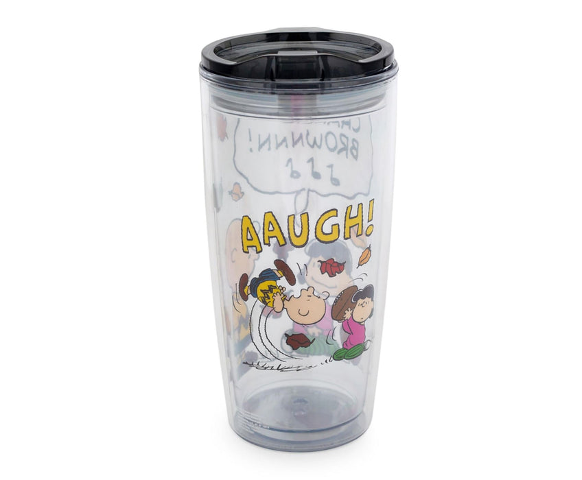 Peanuts - Charlie Brown Travel Tumbler with Slide Close Lid | Holds 20 Ounces