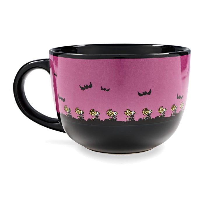 Peanuts - Halloween Mummy Snoopy and Woodstock Ceramic Soup Mug | Holds 24 Ounces