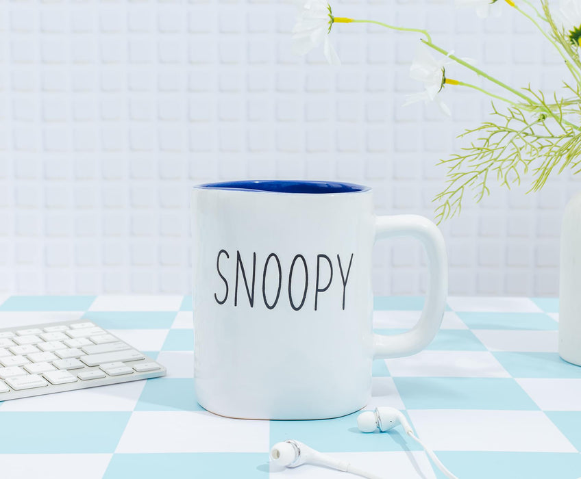 Peanuts - Snoopy Ceramic Pottery Mug | Holds 25 Ounces