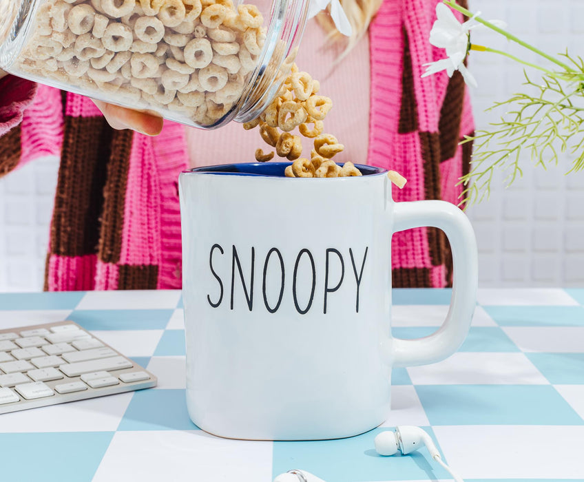 Peanuts - Snoopy Ceramic Pottery Mug | Holds 25 Ounces