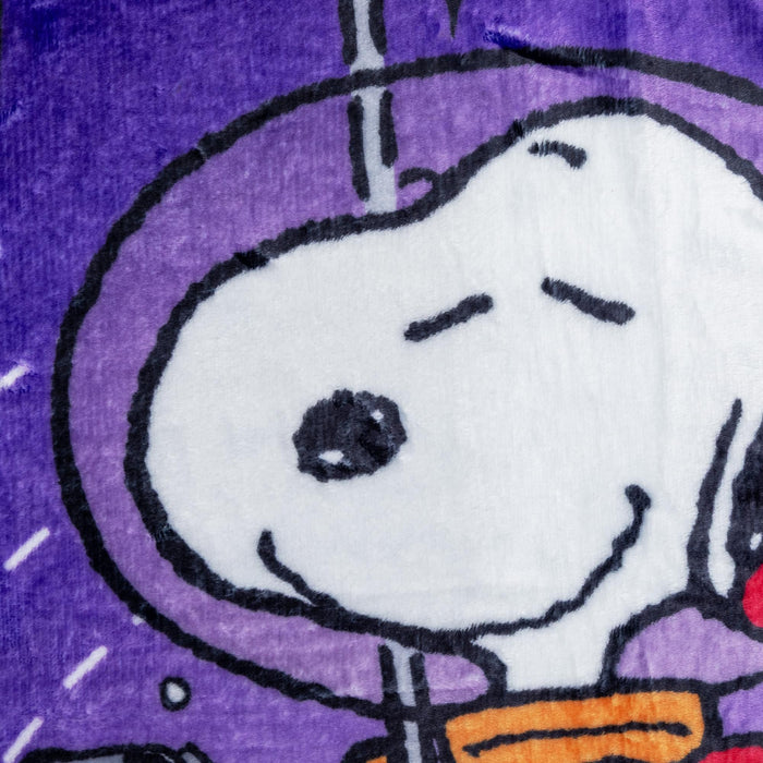 Peanuts - Snoopy "First Beagle on the Moon" Fleece Throw Blanket | 45 x 60 Inches