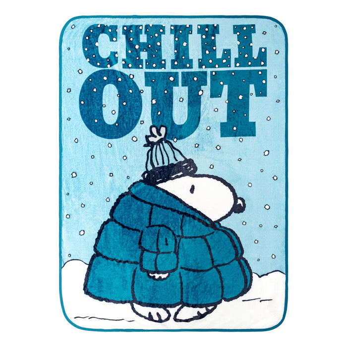 Peanuts - Snoopy "Chill Out" Fleece Throw Blanket | 45 x 60 Inches