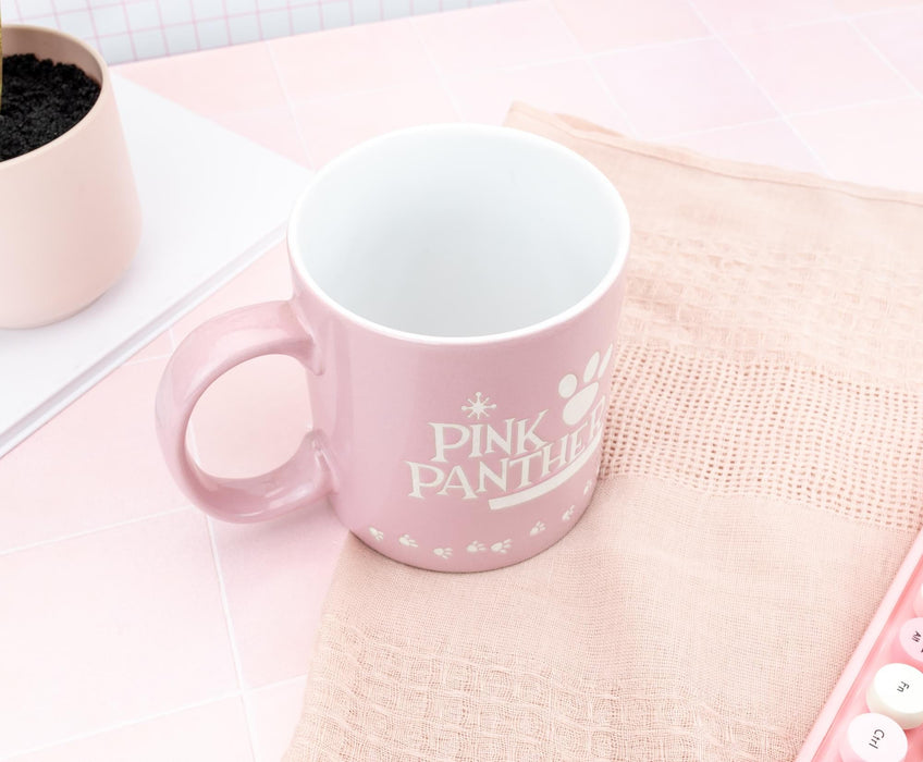 The Pink Panther - Vintage Logo Wax-Resist Ceramic Mug | Holds 20 Ounces