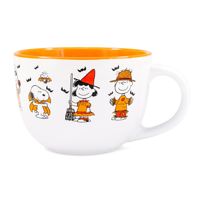 Peanuts - Halloween Characters Ceramic Soup Mug | Holds 24 Ounces