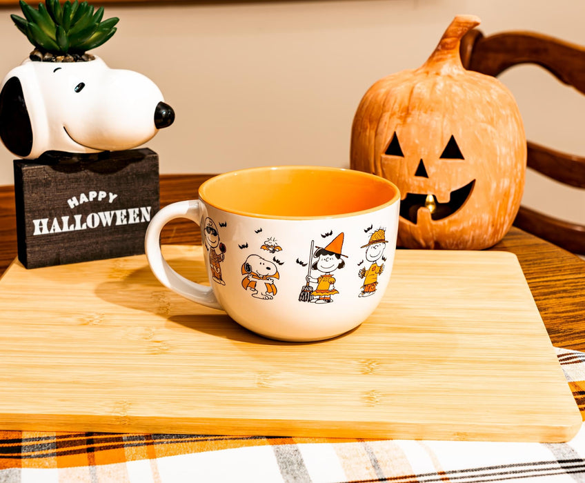 Peanuts - Halloween Characters Ceramic Soup Mug | Holds 24 Ounces