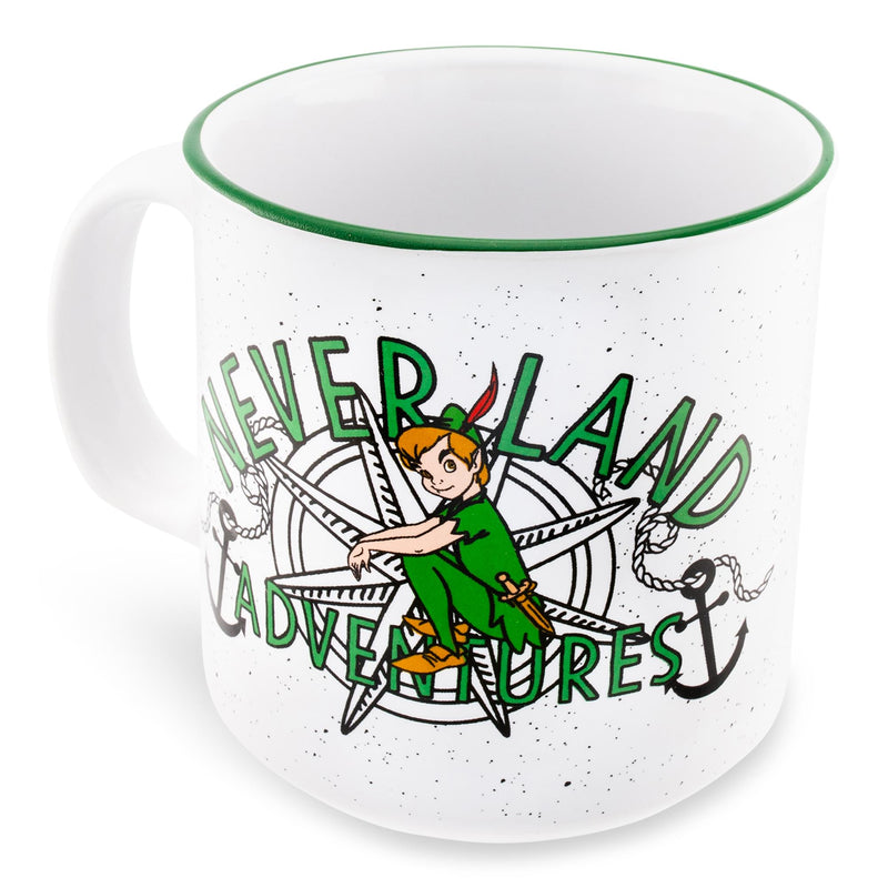 Disney Peter Pan "Neverland Adventures" Ceramic Camper Mug | Holds 20 Ounces product image 2 of 9