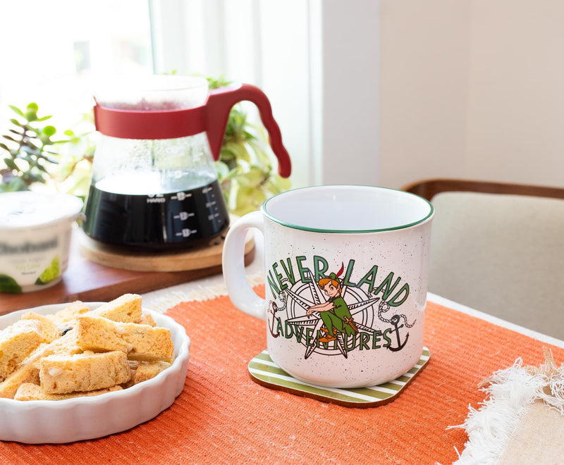 Disney Peter Pan "Neverland Adventures" Ceramic Camper Mug | Holds 20 Ounces product image 5 of 9