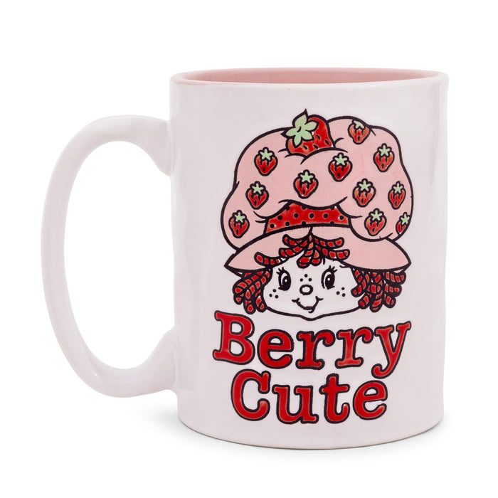 Strawberry Shortcake - "Berry Cute" Ceramic Pottery Mug | Holds 17 Ounces