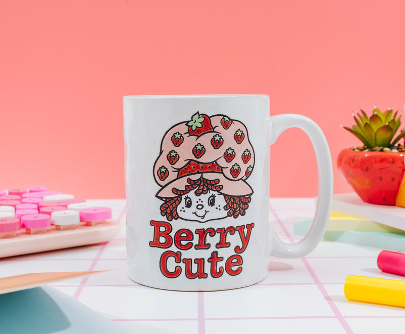 Strawberry Shortcake - "Berry Cute" Ceramic Pottery Mug | Holds 17 Ounces product image 3 of 8