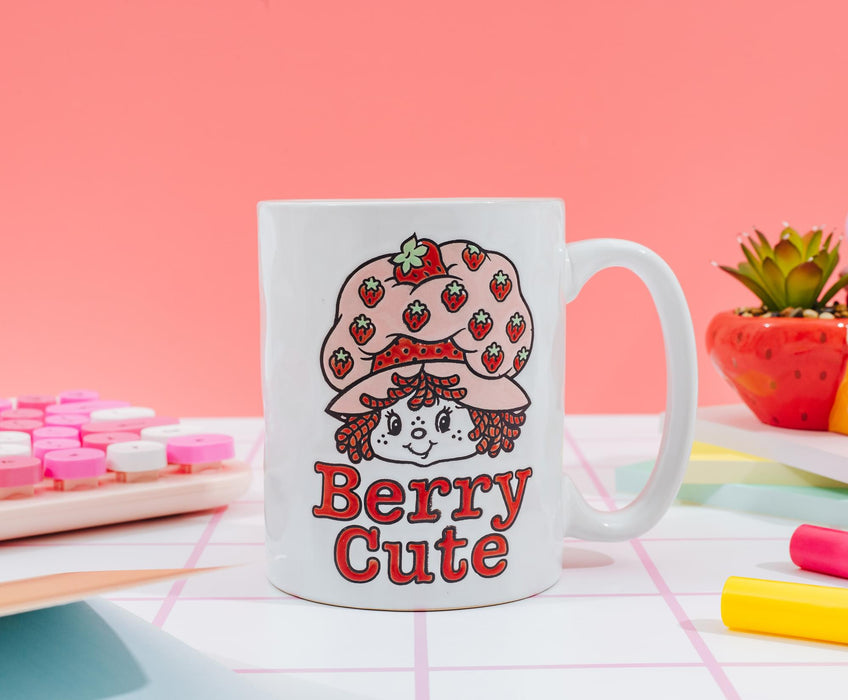 Strawberry Shortcake - "Berry Cute" Ceramic Pottery Mug | Holds 17 Ounces