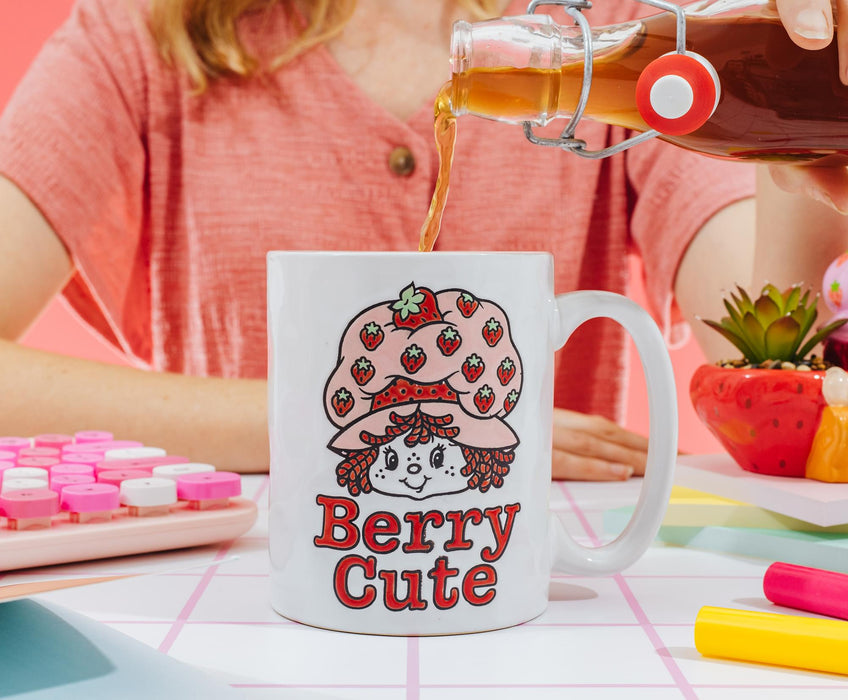 Strawberry Shortcake - "Berry Cute" Ceramic Pottery Mug | Holds 17 Ounces
