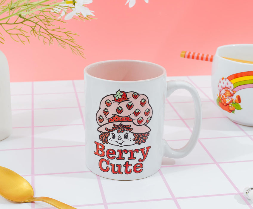Strawberry Shortcake - "Berry Cute" Ceramic Pottery Mug | Holds 17 Ounces