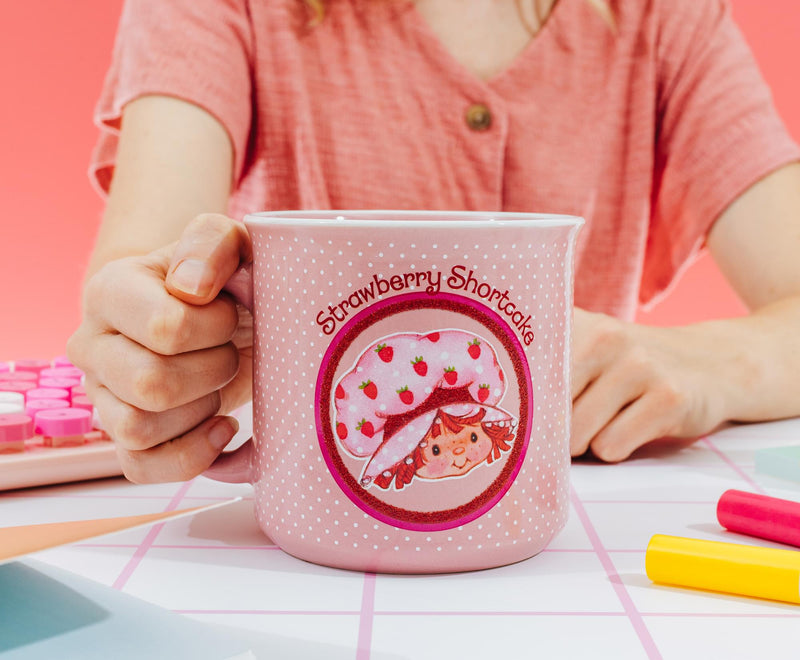 Strawberry Shortcake - Polka Dots Ceramic Camper Mug | Holds 20 Ounces product image 4 of 9
