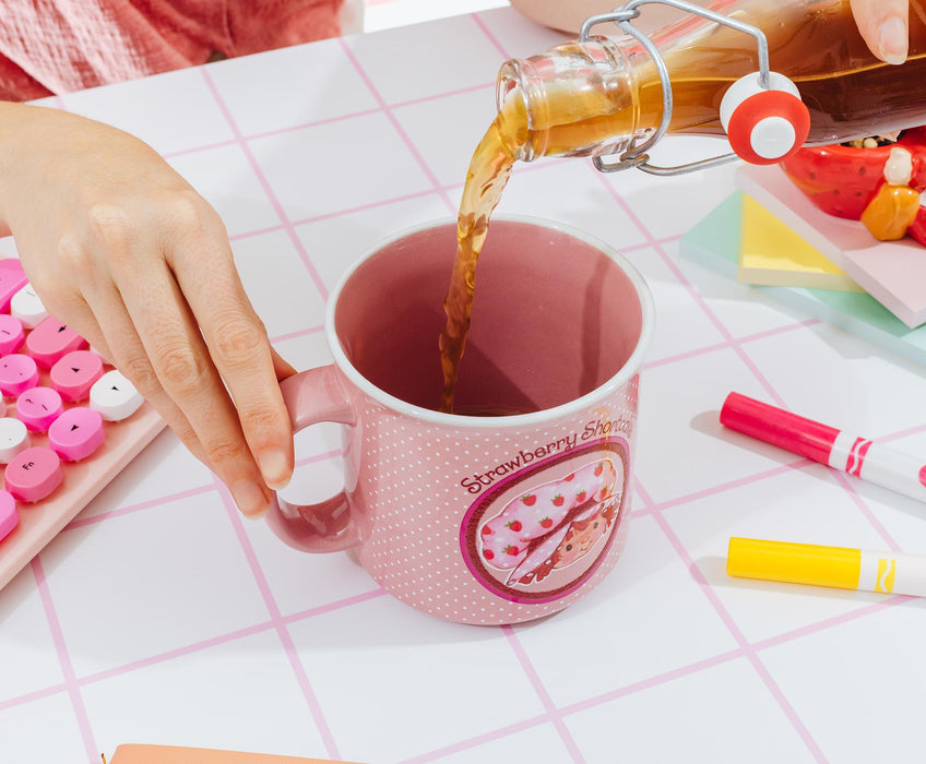 Strawberry Shortcake - Polka Dots Ceramic Camper Mug | Holds 20 Ounces