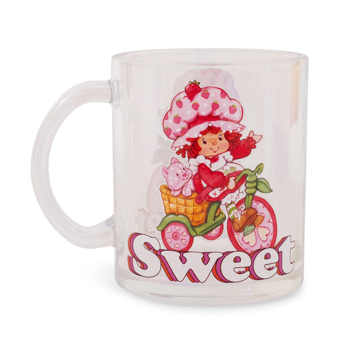 Strawberry Shortcake - "Sweet" Glass Mug | Holds 18 Ounces