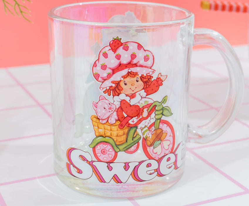 Strawberry Shortcake - "Sweet" Glass Mug | Holds 18 Ounces