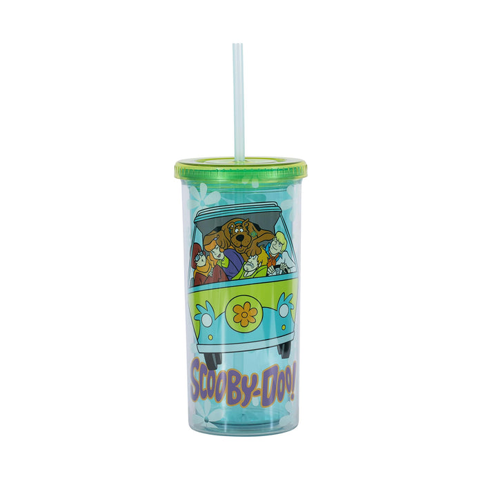 Scooby-Doo - Mystery Machine Carnival Cup with Lid and Straw | Holds 20 Ounces