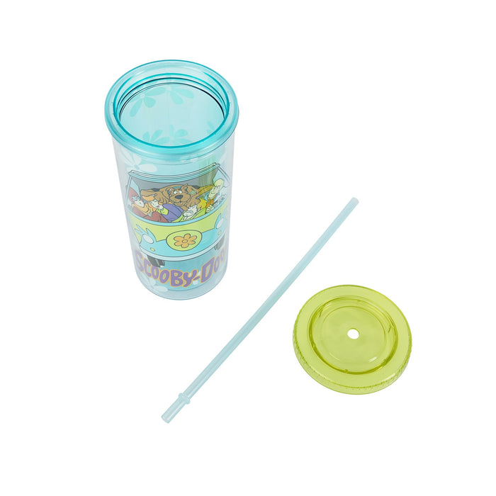 Scooby-Doo - Mystery Machine Carnival Cup with Lid and Straw | Holds 20 Ounces