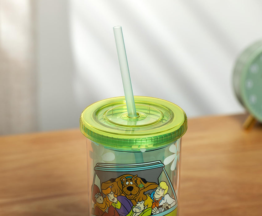 Scooby-Doo - Mystery Machine Carnival Cup with Lid and Straw | Holds 20 Ounces