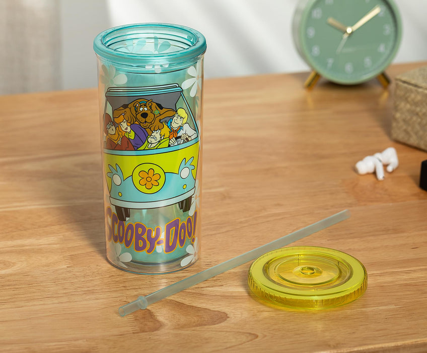 Scooby-Doo - Mystery Machine Carnival Cup with Lid and Straw | Holds 20 Ounces
