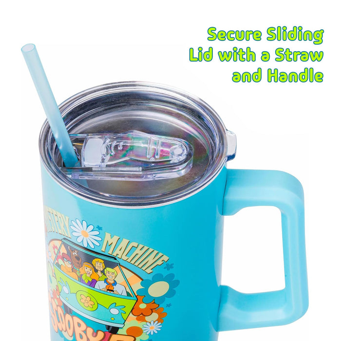 Scooby-Doo - Mystery Machine Stainless Steel Tumbler with Handle | Holds 40 Ounces