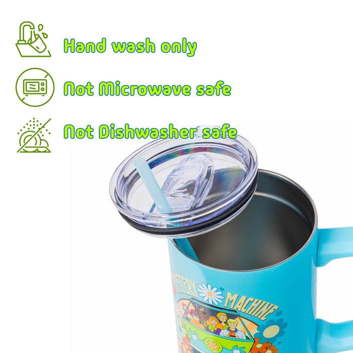 Scooby-Doo - Mystery Machine Stainless Steel Tumbler with Handle | Holds 40 Ounces